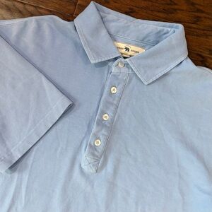 Onward Reserve Men’s Polo Shirt Blue Large Cotton Stretch Golf